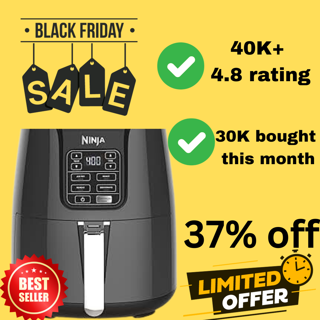 REVIEW! Black Friday deals – Ninja Air Fryer -37% off!  Limited time offer!