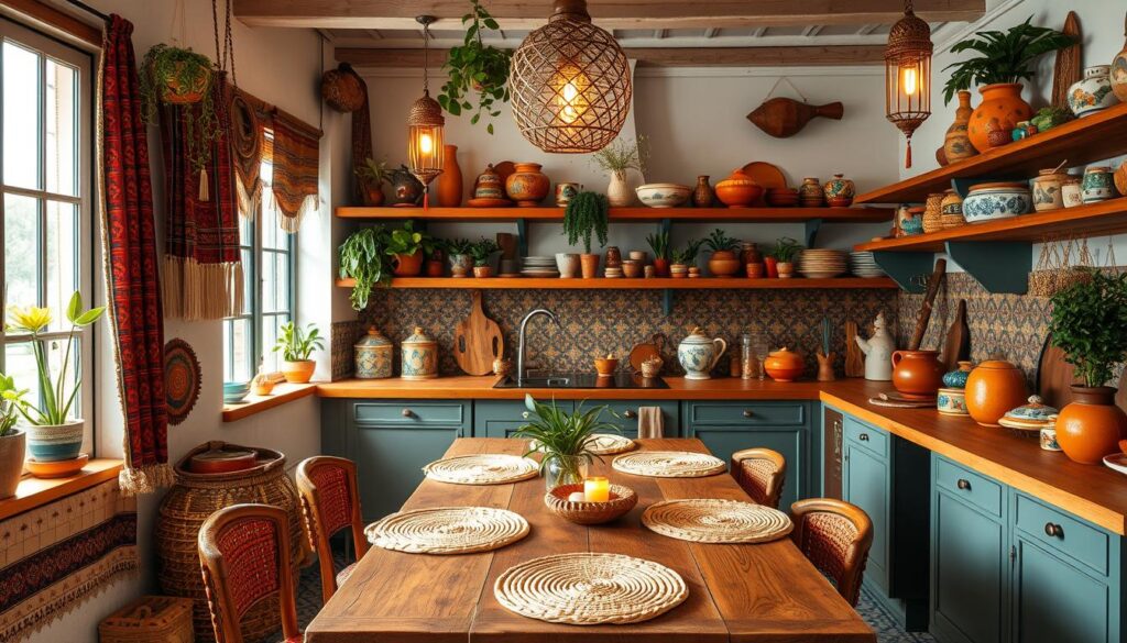 boho kitchen