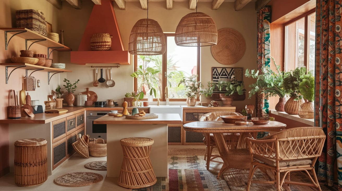 boho kitchen