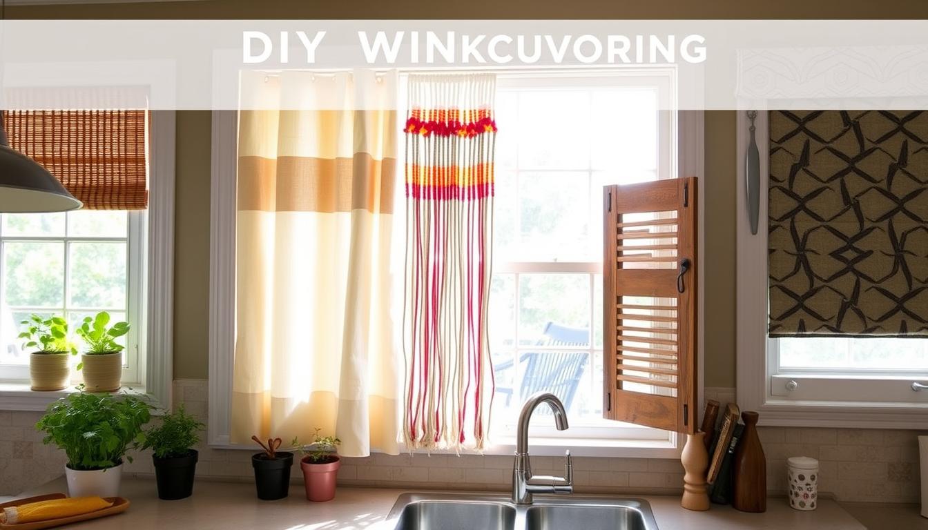 DIY Kitchen Window Coverings