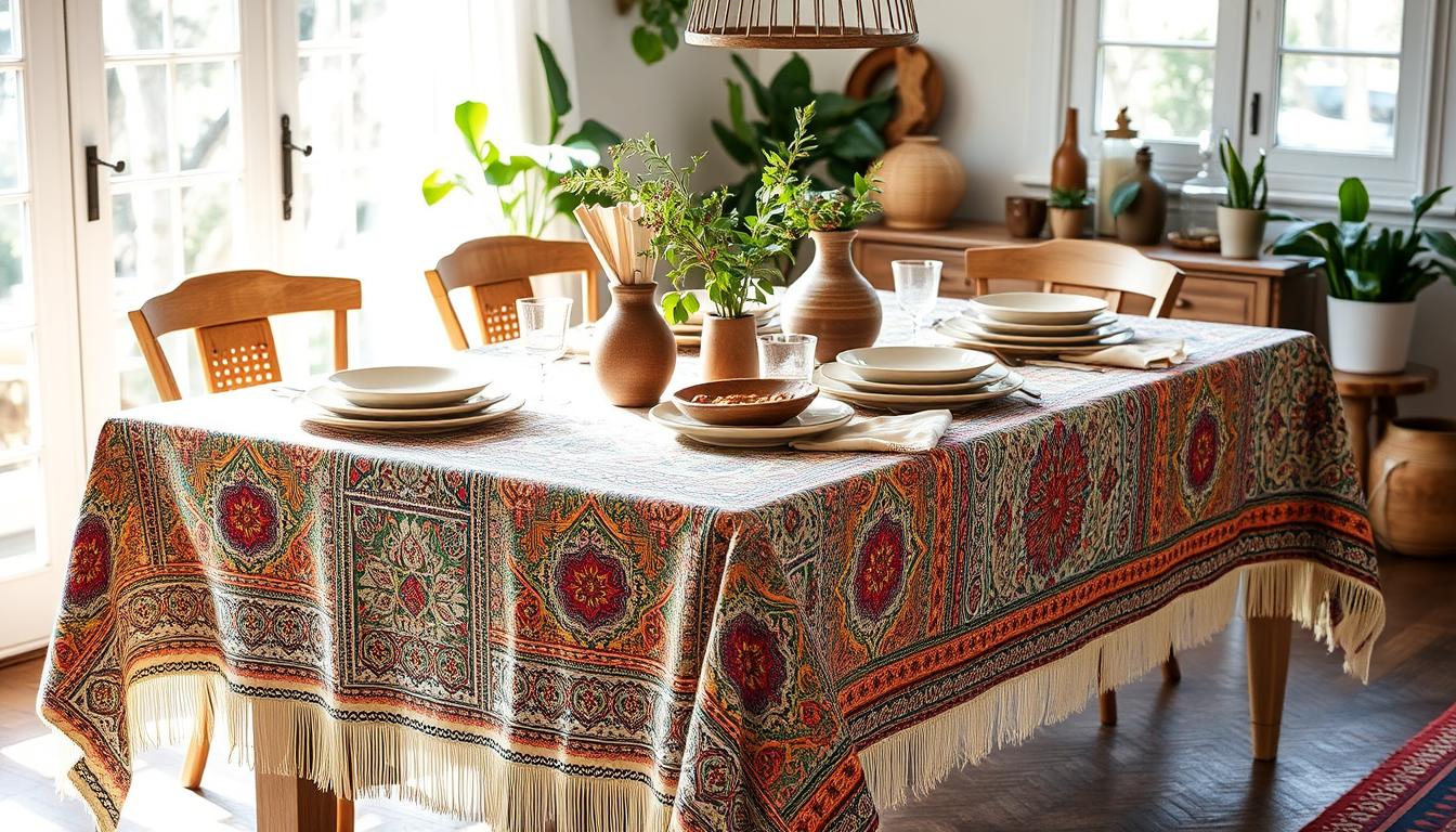 10 Boho Table Linens That Will Transform Your Dining Space