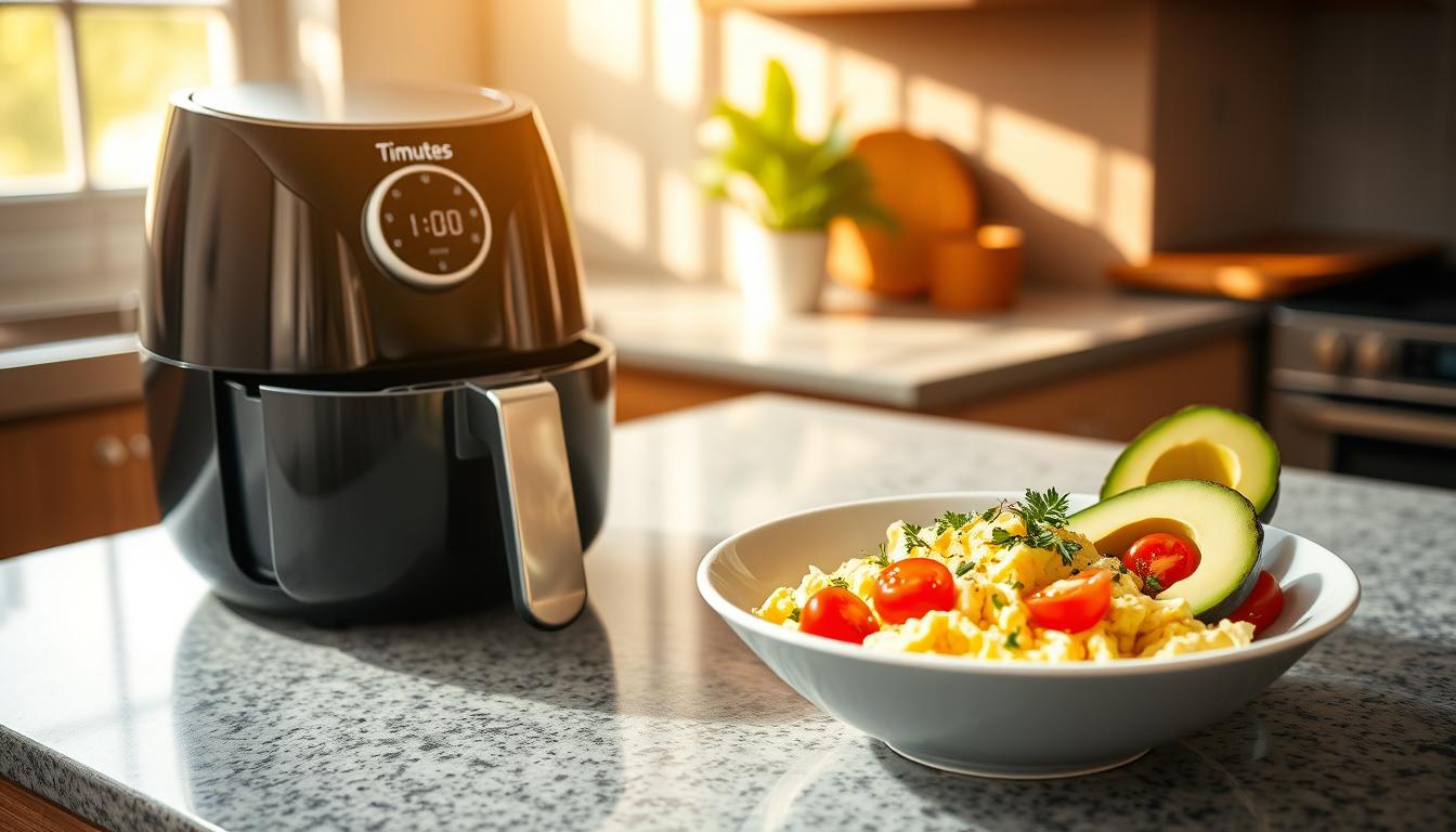 10-Minute breakfast with Air Fryer Scrambled Eggs: A Breakfast Game-Changer