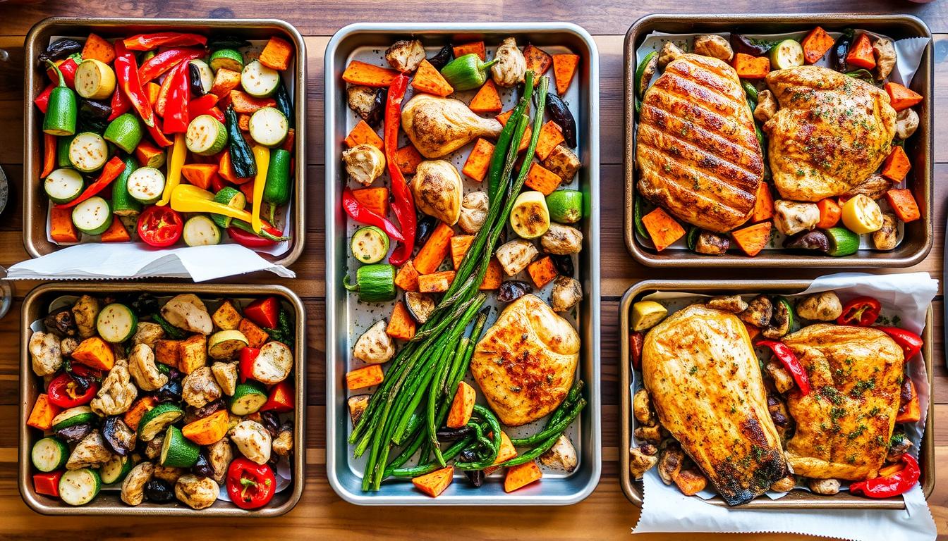 5 One Sheet Pan Dinners for 4