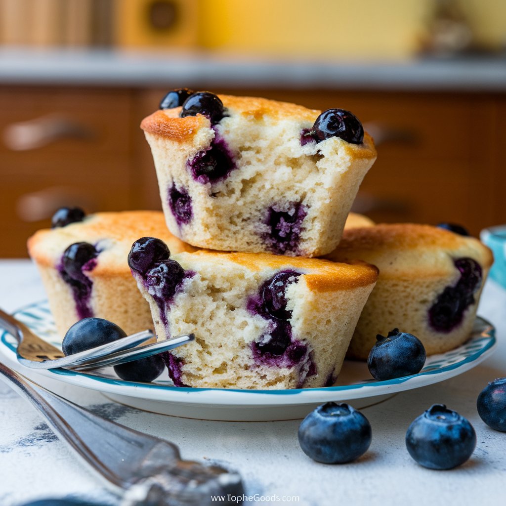 Easy Blueberry Cottage Cheese Muffins for a Protein-Packed Breakfast!