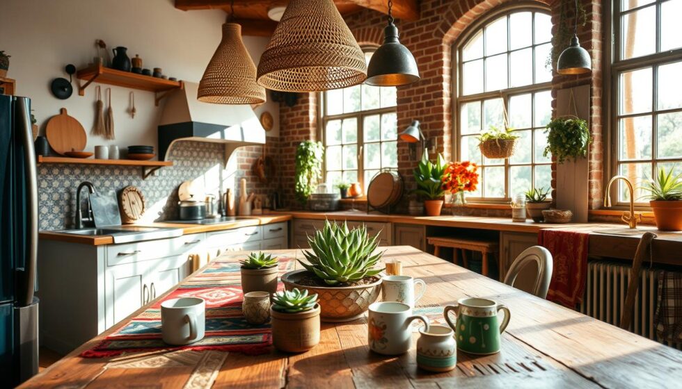 10 Beautiful Bohemian Kitchen Ideas That Brings a Free-Spirited Style kitchen